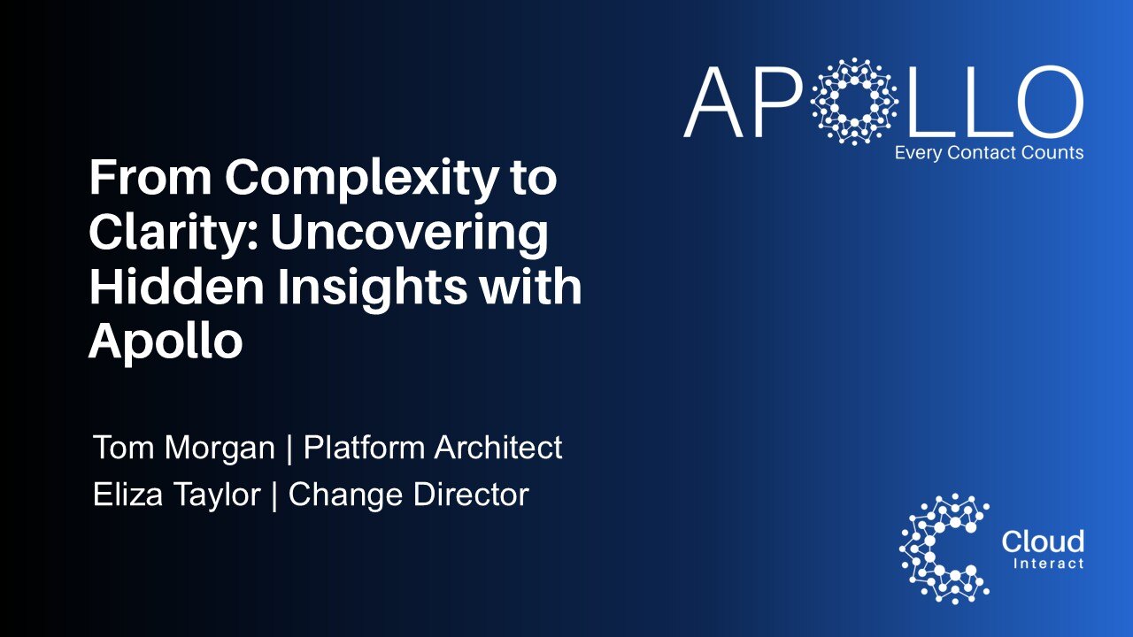 Webinar Recap - Complexity to Clarity: Uncovering Hidden Insights with Apollo